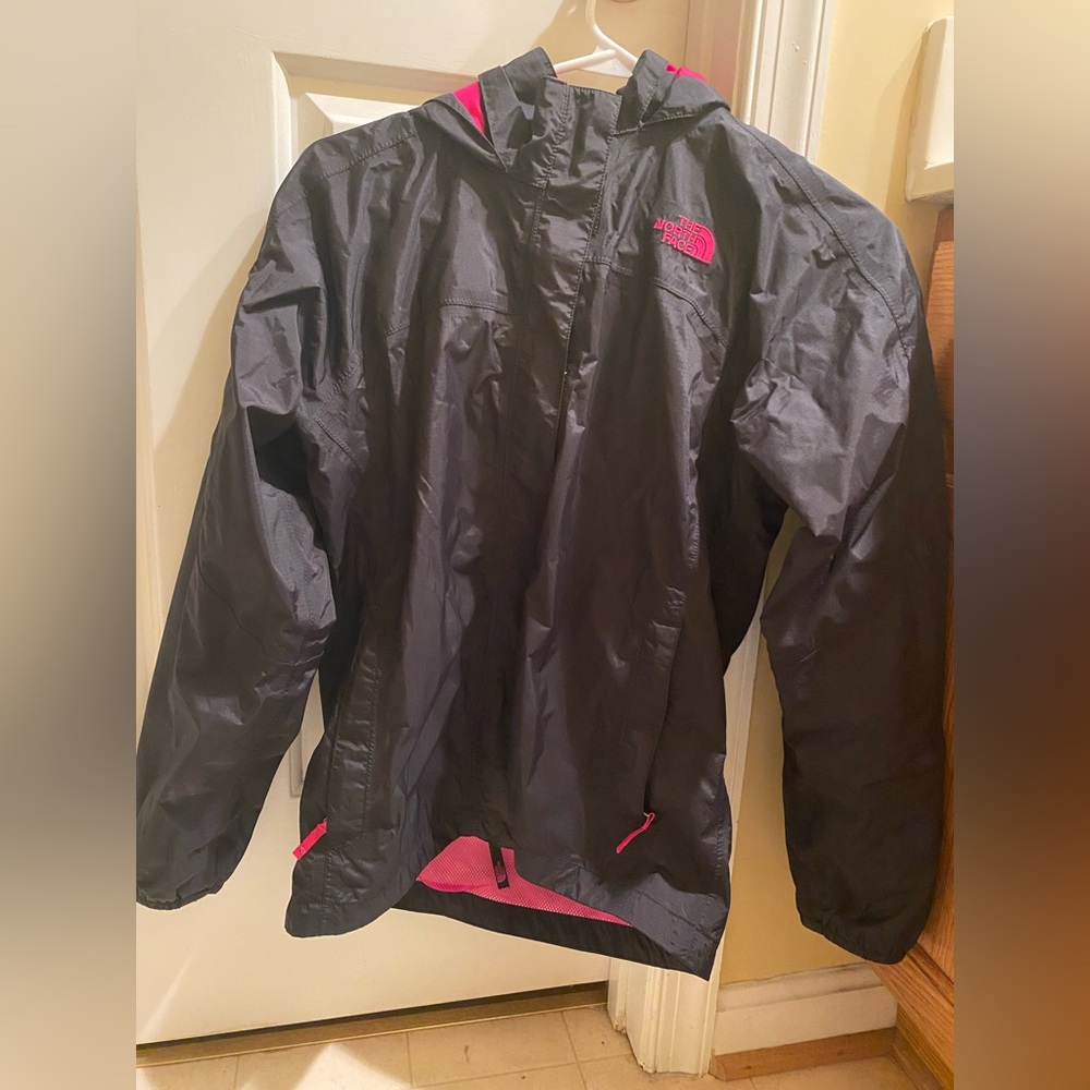 Childrens north face rain jacket